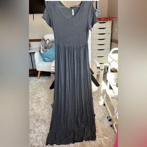 Dearcase grey maxi dress